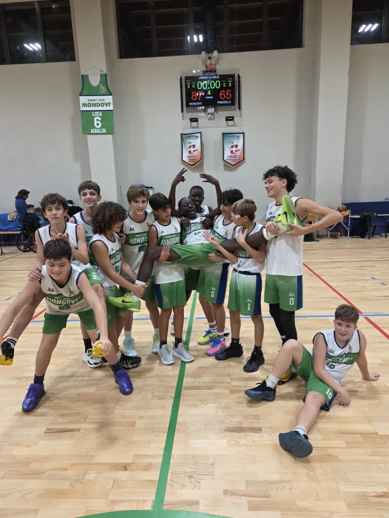 Under 14 del Basket Club Mondovì in casa contro A.s.d. Cestistica Pinerolo 87, 18 ottobre 2026